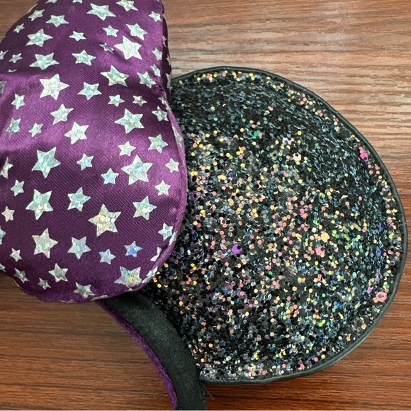 Disney Parks 2020 Minnie Ears Headband Midnight Magic Sparkle Celestial EUC - Picture 4 of 10